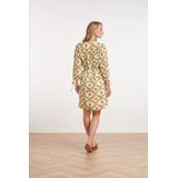 Smashed Lemon - 25355 - Jurk - Aztec-print - Aardetinten