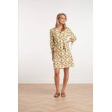 Smashed Lemon - 25355 - Jurk - Aztec-print - Aardetinten