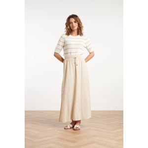 Smashed Lemon - 25435 - Maxi Rok - Lichtblauw - Linnen