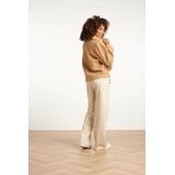 Smashed Lemon - Bouclé Jas - Grijs - Dames - Korte Jas met Kraag