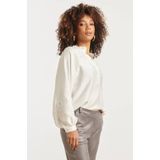 Smashed Lemon Damestop met lange mouwen hartborduursel |