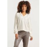 Smashed Lemon Damestop met lange mouwen hartborduursel |