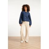 Smashed Lemon Jeansjack van donkerblauw denim |