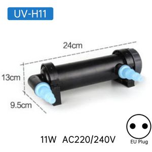 Aquarium Uv Sterilisator Licht Dompelpompen Water Schoon Lamp Voor Vijver Fish Tank 5W ~ 36W Aquarium Duiken Uv licht Eu Plug