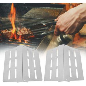 Rvs Bbq Gas Grill Warmte Plaat Shield Tent Vervanging Fit Voor Weber Genesis 300 Serie