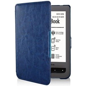 Voor PocketBook 624 626 Case Cover Basic touch Lux 2 eReader pouch lederen tas case ook Fit Model 614 615 625 pocketBook Cover