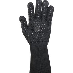 1Pc Ovenwanten Handschoenen Hoge Temperatuur Weerstand Bakken Tools Keuken Siliconen Katoen Bbq Handschoenen