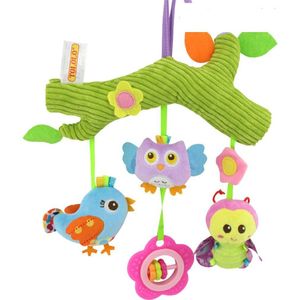 1 Pcs Baby Speelgoed Dier Windbell Pasgeborenen 0-1 Jaar Oude Bed Opknoping Muziek Speelgoed Ouder-Kind Interactie creatieve Baby Rammelaars Speelgoed