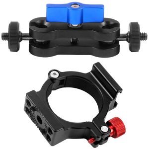 4-Ring Shoe Adapter Ring Microfoon Mount voor Zhiyun Glad 4 Handvat Gimbal toegepast op Reed Microfoon LED video