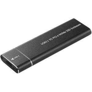 Vktech Type-C Usb 3.1 Nvme Solid State Harde Schijf Case 10Gbps Pci-E Behuizing Voor Mac Os/windows