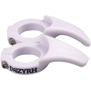 1 Paar (2 Stuks) mountainbike Rest Sub-Handvat Fiets Duim Kracht Grip Lichtgewicht Non-Slip Handvat Lock Ring Kit Fiets Accessoires