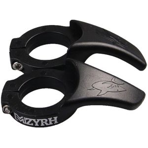 1 Paar (2 Stuks) mountainbike Rest Sub-Handvat Fiets Duim Kracht Grip Lichtgewicht Non-Slip Handvat Lock Ring Kit Fiets Accessoires