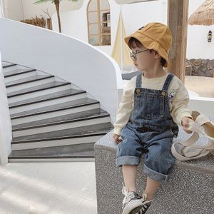 Lente Herfst Koreaanse Stijl Baby Jongens Denim Losse Overalls Leuke Meisje Kids Casual Alle-Match Jarretel Broek Bib Broek