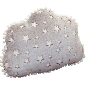 Lichtgevende Materiaal Pluche Sky Kussens Slapen Glowing Cloud Star Moon Kussen Kamer Cot Decor Natuur Kussen Zacht Sussen Baby Speelgoed