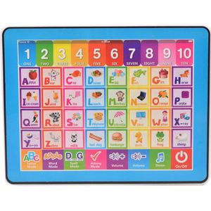 Educatief Engels Vroege Onderwijs Speelgoed Touch Alfanumerieke Leren Machine Punt Lezen Tablet Vroege Speelgoed Voor Baby Kids