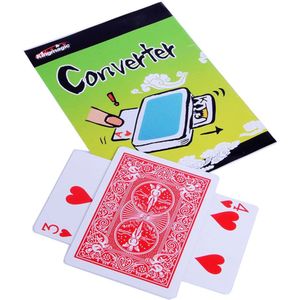 Converter-Card Goocheltrucs (Willekeurige Kaart Nummer En Kleur) Illusies, Mentalisme, Komedie Tovenaar Gimmick