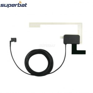 Superbat Dab/Dab +/Fm/Am Auto Radio Antenne Fakra Van Versterkte Interne Glas Mount Antenne Fakra een Jack Voor Pionner Jvc Kenwood