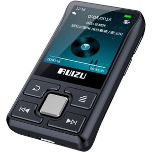 Clip Sport Bluetooth MP3 Speler Ruizu X55 8 Gb Clip Mini Met Screen Ondersteuning Fm, Opname, E-Book, klok, Stappenteller Muziekspeler