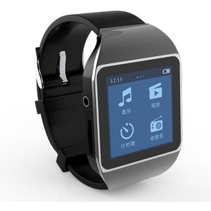 8 GB Touchscreen Smart Horloges Sport Mp3-speler Ondersteuning FM E-Book Bluetooth Stappenteller Runner Sport Soort Mp3-speler