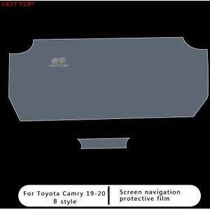 Navigatie Scherm Tpu Beschermende Film Anti Scratch Vingerafdruk Decoratie Voor Toyota Camry