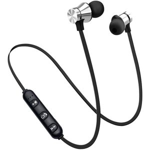 Sport Running Bluetooth Draadloze Oortelefoon Magnetische Headset Met Mic Active Noise Cancelling Headset voor telefoons en muziek bass
