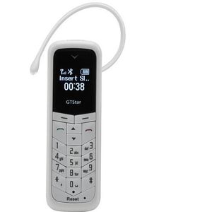 ) 2 stks/partij GT Ster GTStar BM50 Mini bluetooth handset telefoon 0.66 ""mini mobiele telefoon oortelefoon dialer