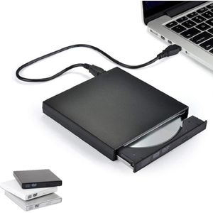 Usb 2.0 Slim Externe Dvd Rw Cd Writer Brander Reader Speler Optische Drives Voor Laptop Pc