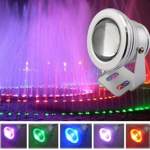 IP67 10W Rgb Led Licht Tuin Fontein Zwembad Vijver Spotlight Waterdichte Onderwater Lamp Met Afstandsbediening Onderwater Licht