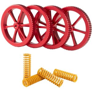 Creality 3D Printer Accessoires 4Pcs/Lotnew Grote Rode Hand Twist Leveling Moer Lente (Optioneel) voor Creality 3D Printer