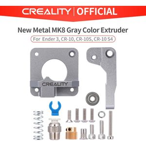Creality 3D Metalen MK8 Grijze Kleur Extruder Aluminium Blok Bowden Extruder 1.75Mm Filament Voor Ender Cr Serie printers