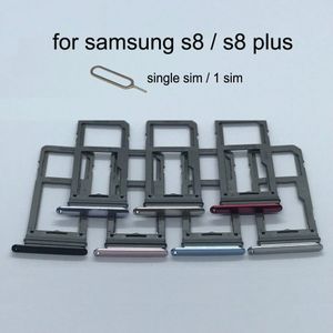SIM Card Slot Adapter Voor Samsung Galaxy S8 Plus G950 G950F G955 G955F Originele Telefoon Behuizing Micro SD Card Tray houder Lade