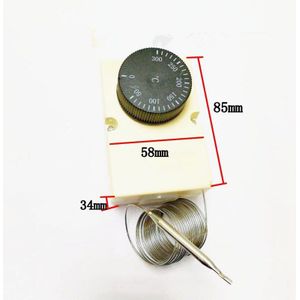 (1) Capillaire Thermostaat Voor Elektrische Apparaat Knop Temperatuur Mechanische Schakelaar