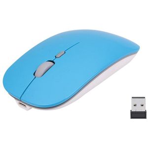 Draadloze Computer Muis Oplaadbare Muizen Voor Laptop Notebook Ultra Dunne 2.4G Optische Muis Met Usb-ontvanger Air Mouse