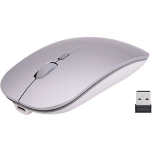 Draadloze Computer Muis Oplaadbare Muizen Voor Laptop Notebook Ultra Dunne 2.4G Optische Muis Met Usb-ontvanger Air Mouse