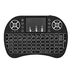 I8 Mini Toetsenbord 2.4 Ghz Wireless Keyboard Air Fly Afstandsbediening Беспроводная Клавиатура Hebreeuws Engels Russisch Spaans Arabisch