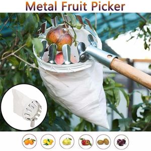 Metalen Fruit Picker Boomgaard Tuinieren Apple Perzik Tuingereedschap Fruitplukker Tuinieren Vruchten Collection Kassen Tuingereedschap