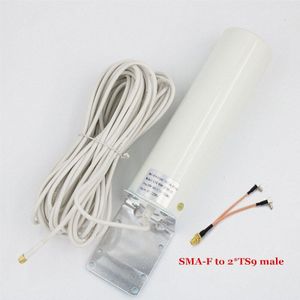 4G Lte Antenne 2.4G Externe Antenne Sma Mannelijke Outdoor Mimo Antenne En SMA-F Om CRC9/TS9/sma Connector Voor 3G 4G Router Modem