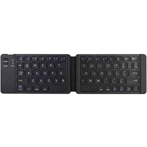Avatto Licht-Handige Mini Draadloze Bluetooth Opvouwbare Toetsenbord, opvouwbare Draadloze Toetsenbord Voor Ios/Android/Windows Ipad Tablet Telefoon