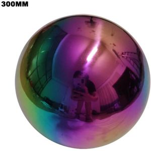20 cm/25 cm/30 cm Kleurrijke Hoogglans Glitter Rvs Ball Sphere Spiegel Voor Thuis Tuin decoratie Bal Supplies Ornament