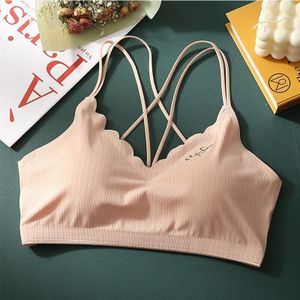 Vrouwen Tube Tops Crop Top Backless Naadloze Ondergoed Mode Mouwloze Tank Beha Zwarte Sexy Vrouwelijke Bandeau Top