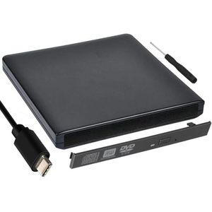 9.5mm Type C USB 3.1 SATA Optische Drive Case Kit Externe Mobiele Behuizing DVD/CD-ROM Case Voor Laptop zonder Optische Drive