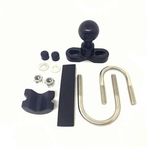 Fotografie Kit Aluminium Motorfiets Stuur Mount + Dubbele Socket Arm Houder Voor Garmin Voor Zumo Voor Tomtom Rider Ram Mount