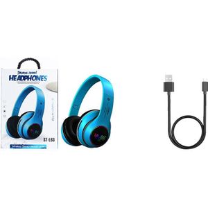 Draadloze Bluetooth 5.0 Hoofdtelefoon Opvouwbaar Muziek Stereo Hifi Surround Gaming Headset Over Ear Met Mic Led Nachtlampje Oortelefoon