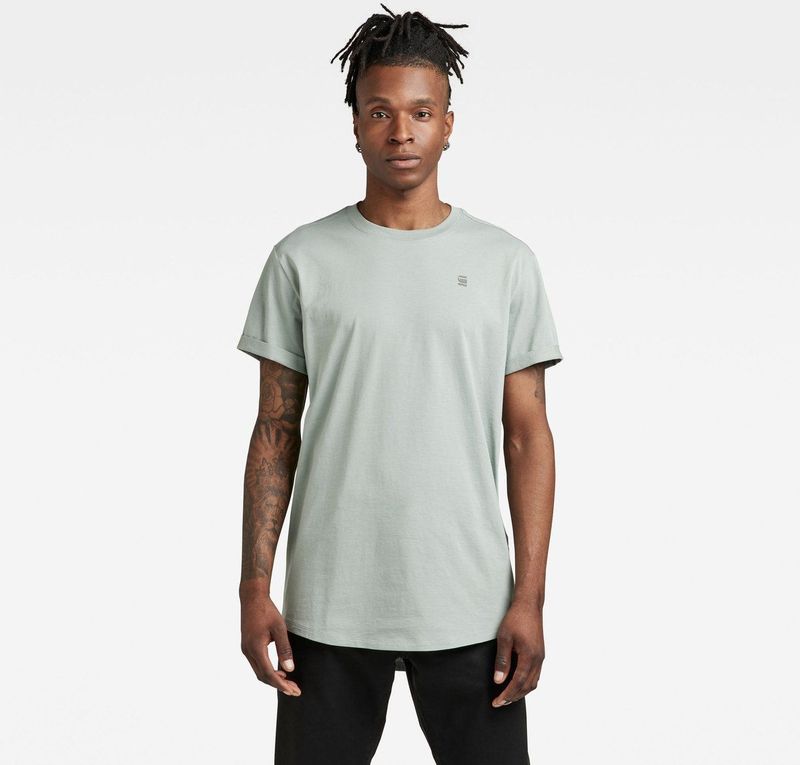 Lash - T-Shirt - Lichtblauw - 100% Biologisch Katoen