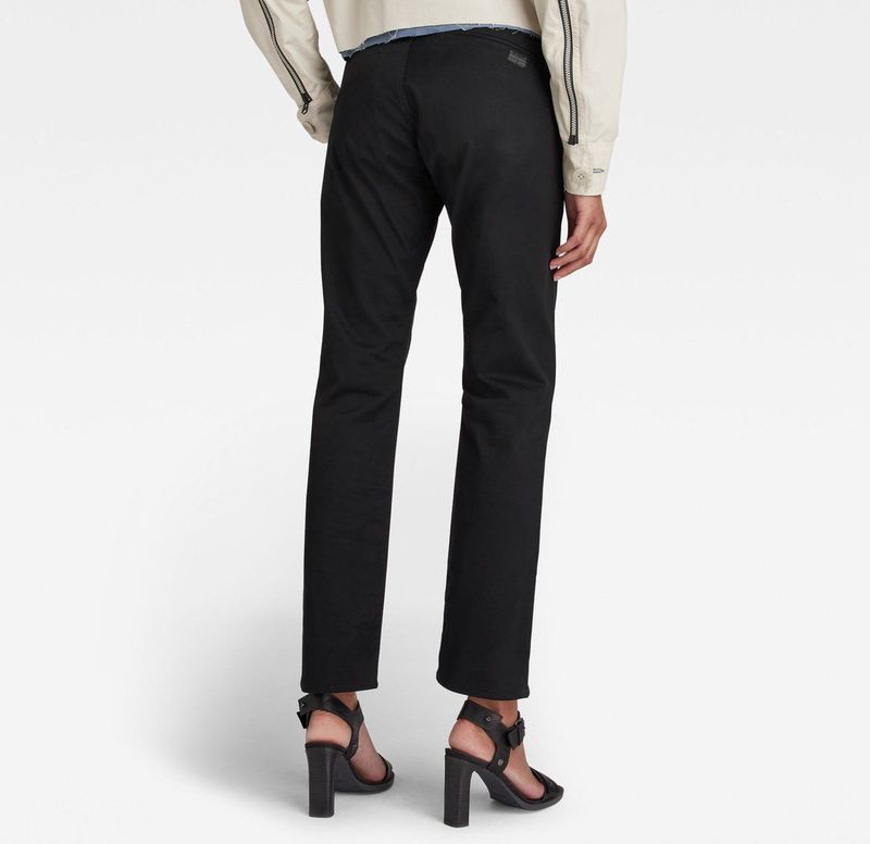 G-star - Slim Chino Broek - Zwart - Skinny Fit - Hoge Taille