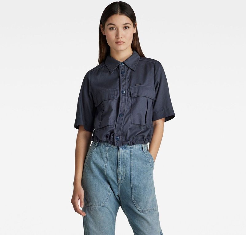 G-star - Cropped Field - Overhemd - Korte Mouwen