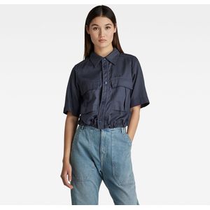 G-STAR Raw Cropped Field Overhemd voor dames, blauw (Fantem Blue D21430-d125-863), L