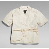 G-star - Etd Wrap Overhemd - Katoen - V-hals - Korte Mouwen - Binnenzak