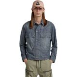 G-star - Utility Flap Pocket - Jas - Blauw - Heavy Lock Chambray