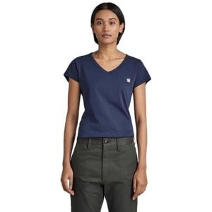 G-Star Eyben Slim V-Hals Top - Donkerblauw - Dames